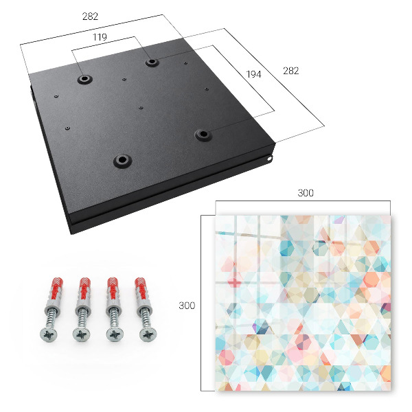 Key storage box Geometric patterns