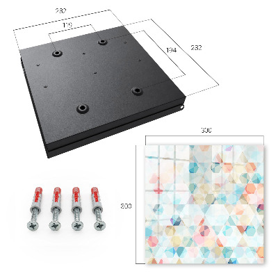 Key storage box Geometric patterns