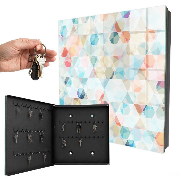 Key storage box Geometric patterns
