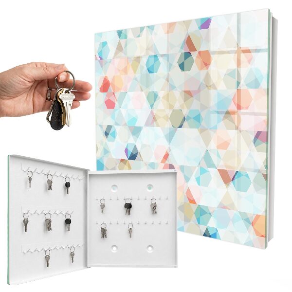 Key storage box Geometric patterns