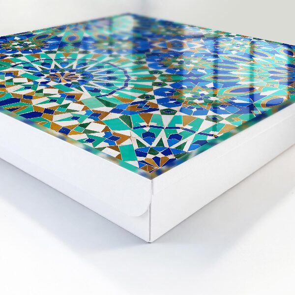 Key storage box Geometric mosaic