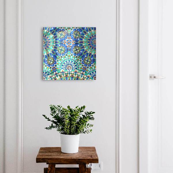 Key storage box Geometric mosaic