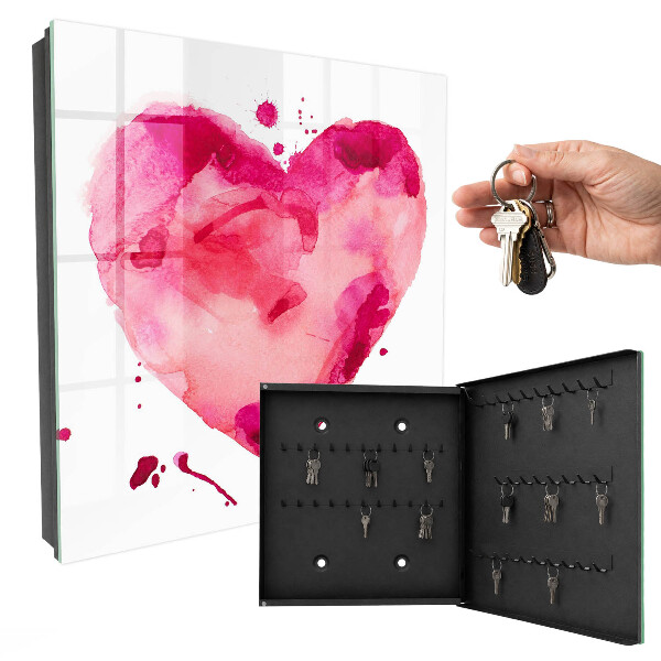 Key cabinet for wall Heart of Love