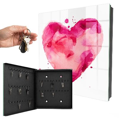Key cabinet for wall Heart of Love