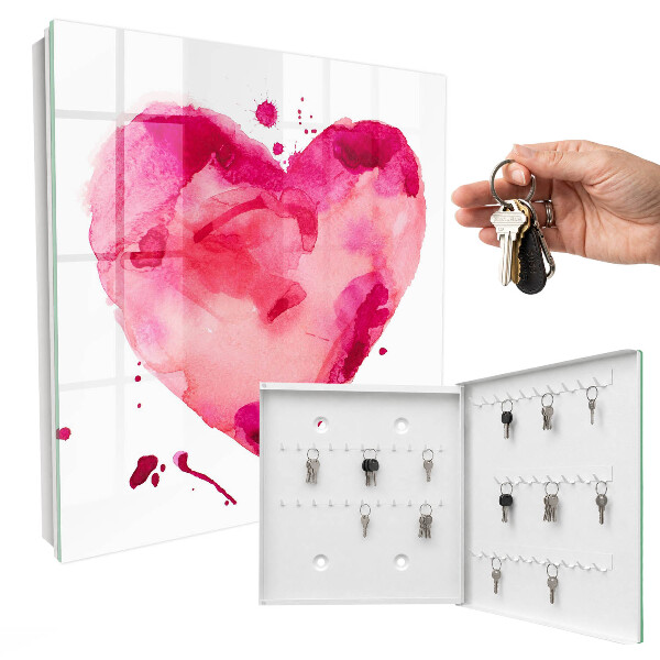 Key cabinet for wall Heart of Love