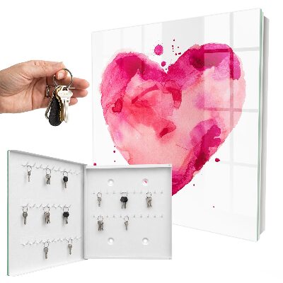 Key cabinet for wall Heart of Love