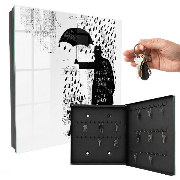 Key box Black silhouette