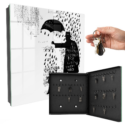 Key box Black silhouette
