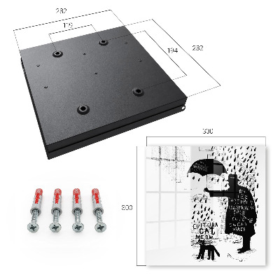 Key box Black silhouette