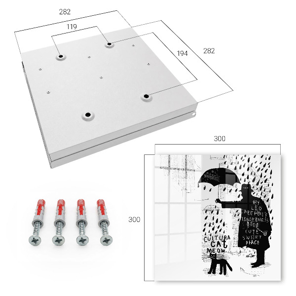 Key box Black silhouette