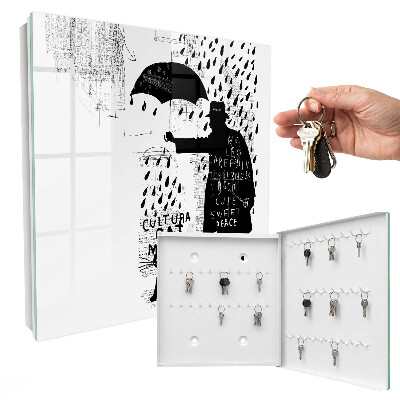Key box Black silhouette