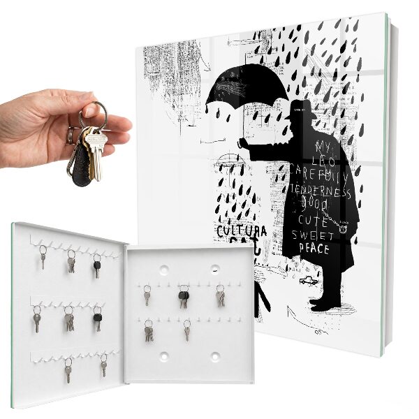 Key box Black silhouette