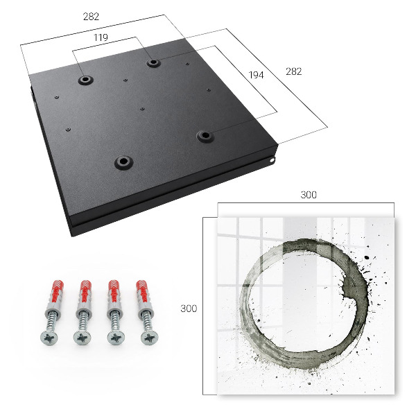 Key storage box Zen circle
