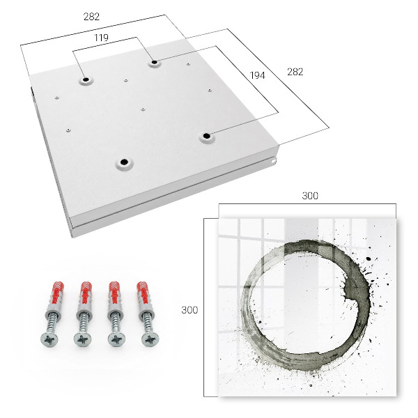 Key storage box Zen circle
