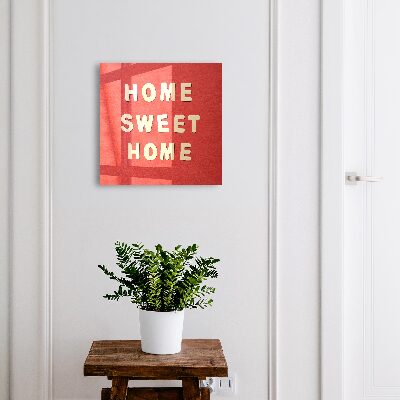 Key cabinet for wall HOME SWEET HOME sign