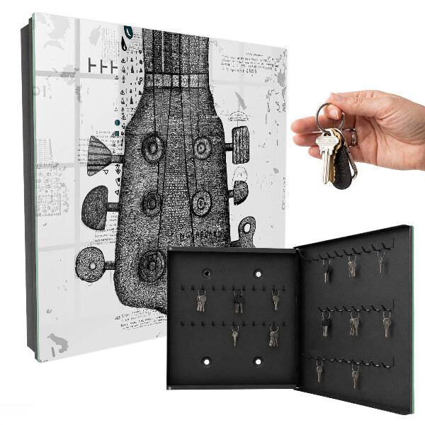 Key box Guitar illustration