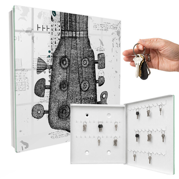 Key box Guitar illustration