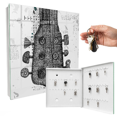 Key box Guitar illustration