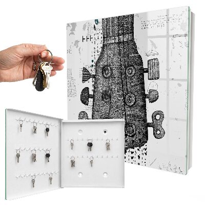Key box Guitar illustration