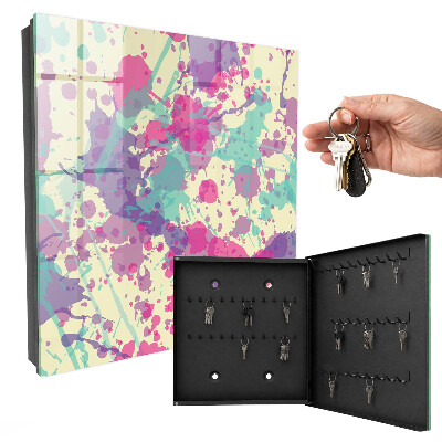 Key cabinet for wall Chaos of colors
