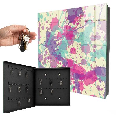 Key cabinet for wall Chaos of colors
