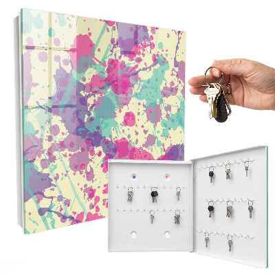 Key cabinet for wall Chaos of colors