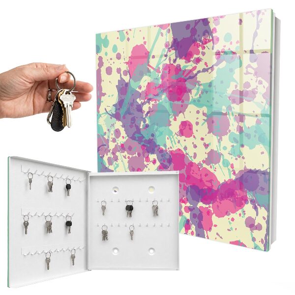 Key cabinet for wall Chaos of colors