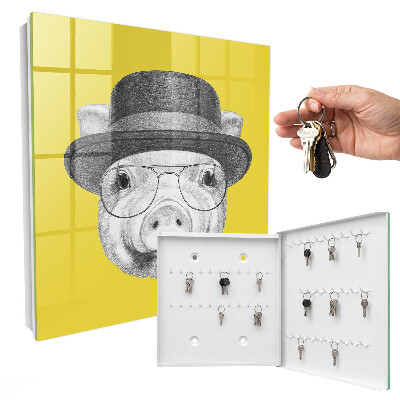 Key box Happy little piggy
