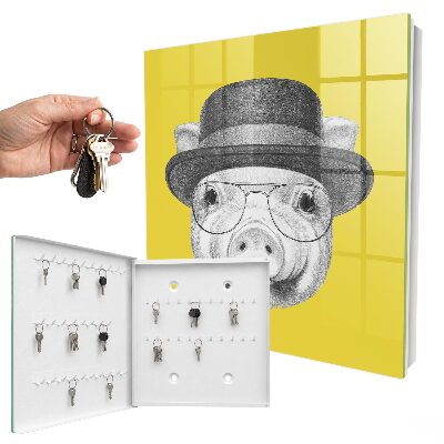 Key box Happy little piggy