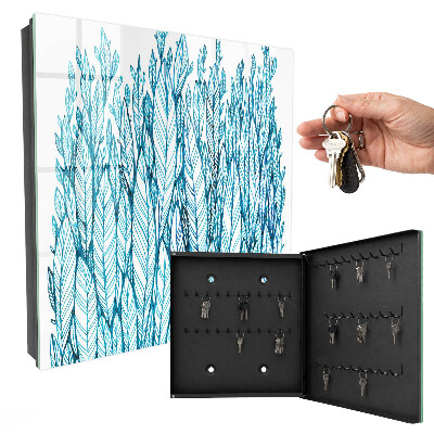 Key storage box The elegance of leaves