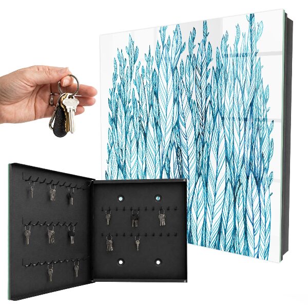 Key storage box The elegance of leaves
