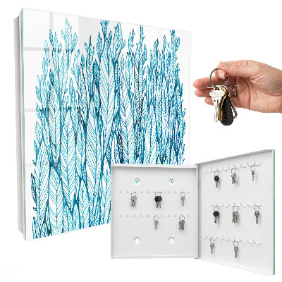 Key storage box The elegance of leaves