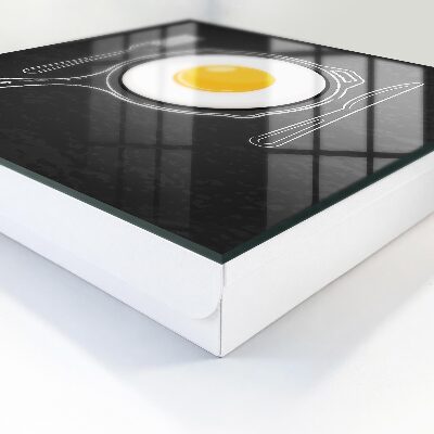 Key cabinet for wall Fried egg