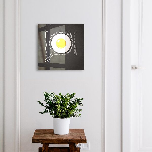 Key cabinet for wall Fried egg