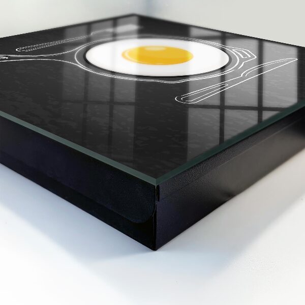 Key cabinet for wall Fried egg