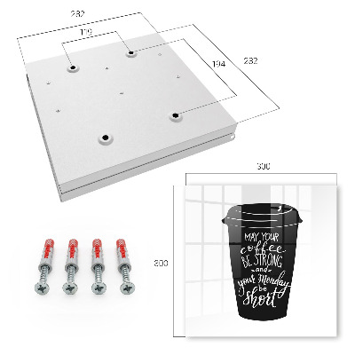 Key storage box Coffee and humor