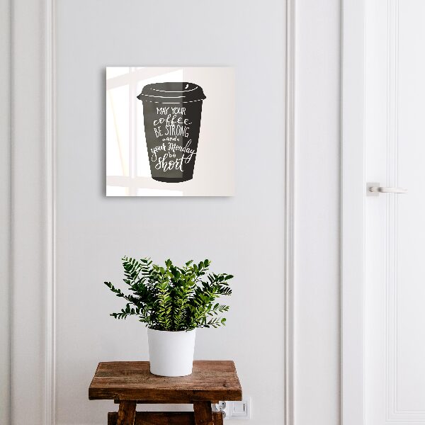 Key storage box Coffee and humor