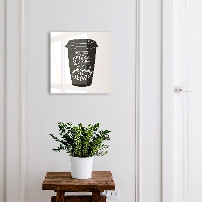 Key storage box Coffee and humor