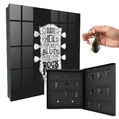 Key cabinet for wall Rock festival