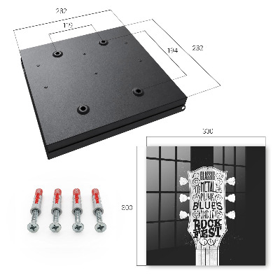 Key cabinet for wall Rock festival