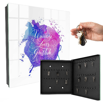 Key box The universe loves gratitude.