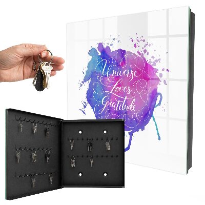 Key box The universe loves gratitude.