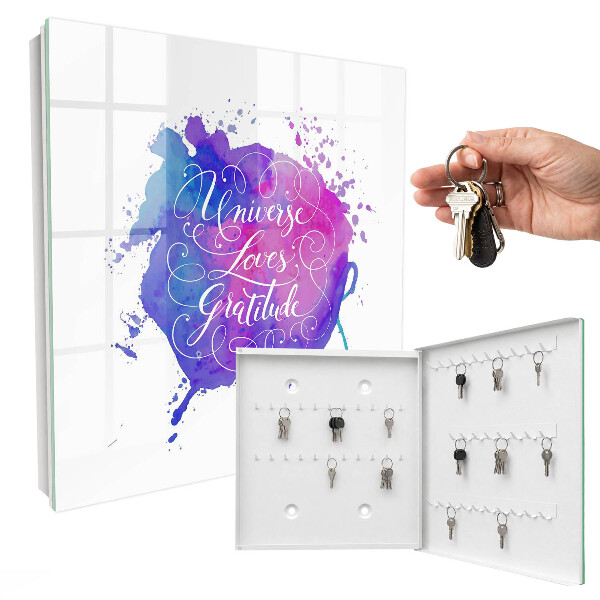 Key box The universe loves gratitude.