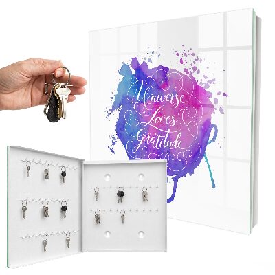 Key box The universe loves gratitude.