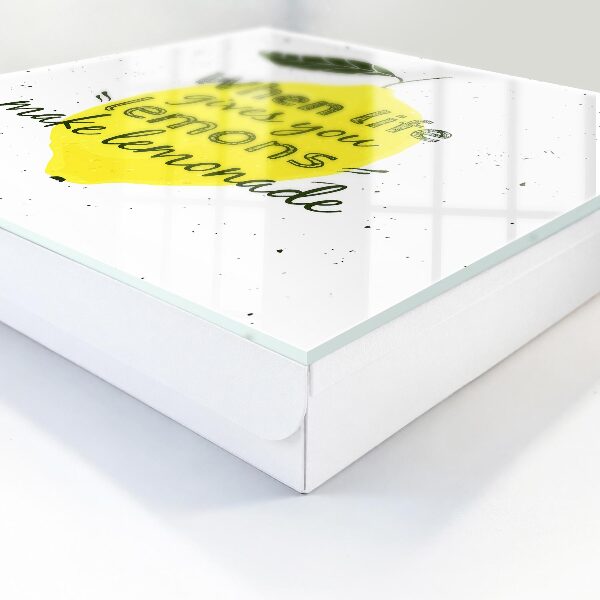 Key storage box Lemon motif