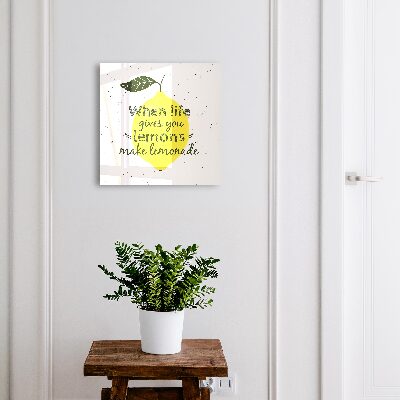 Key storage box Lemon motif