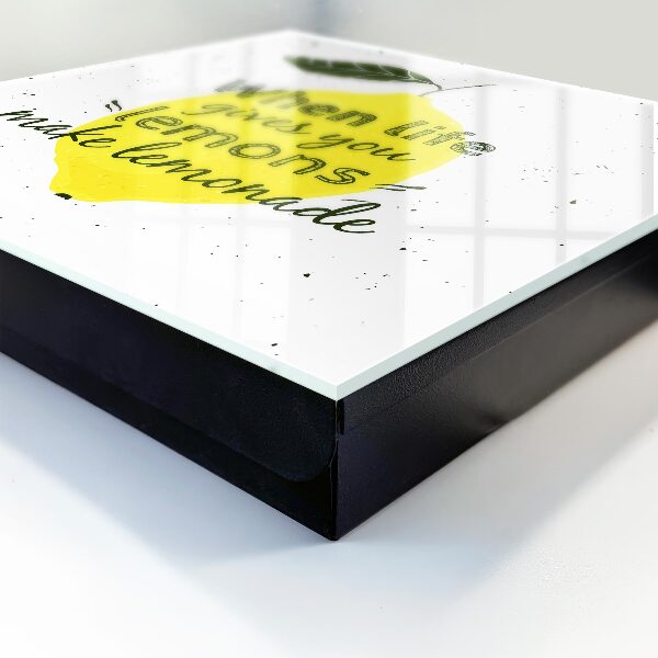 Key storage box Lemon motif