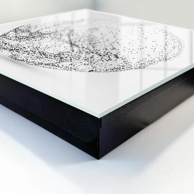 Key cabinet for wall Abstract space