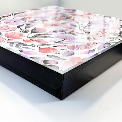Key storage box Pastel flowers
