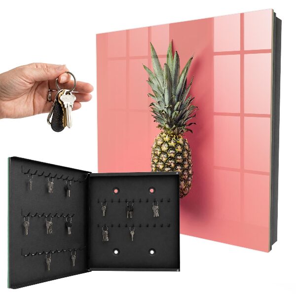 Key storage box Exotic pineapple